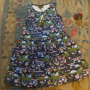 BNWT XS Nooworks big pocket dress in Skywalk
